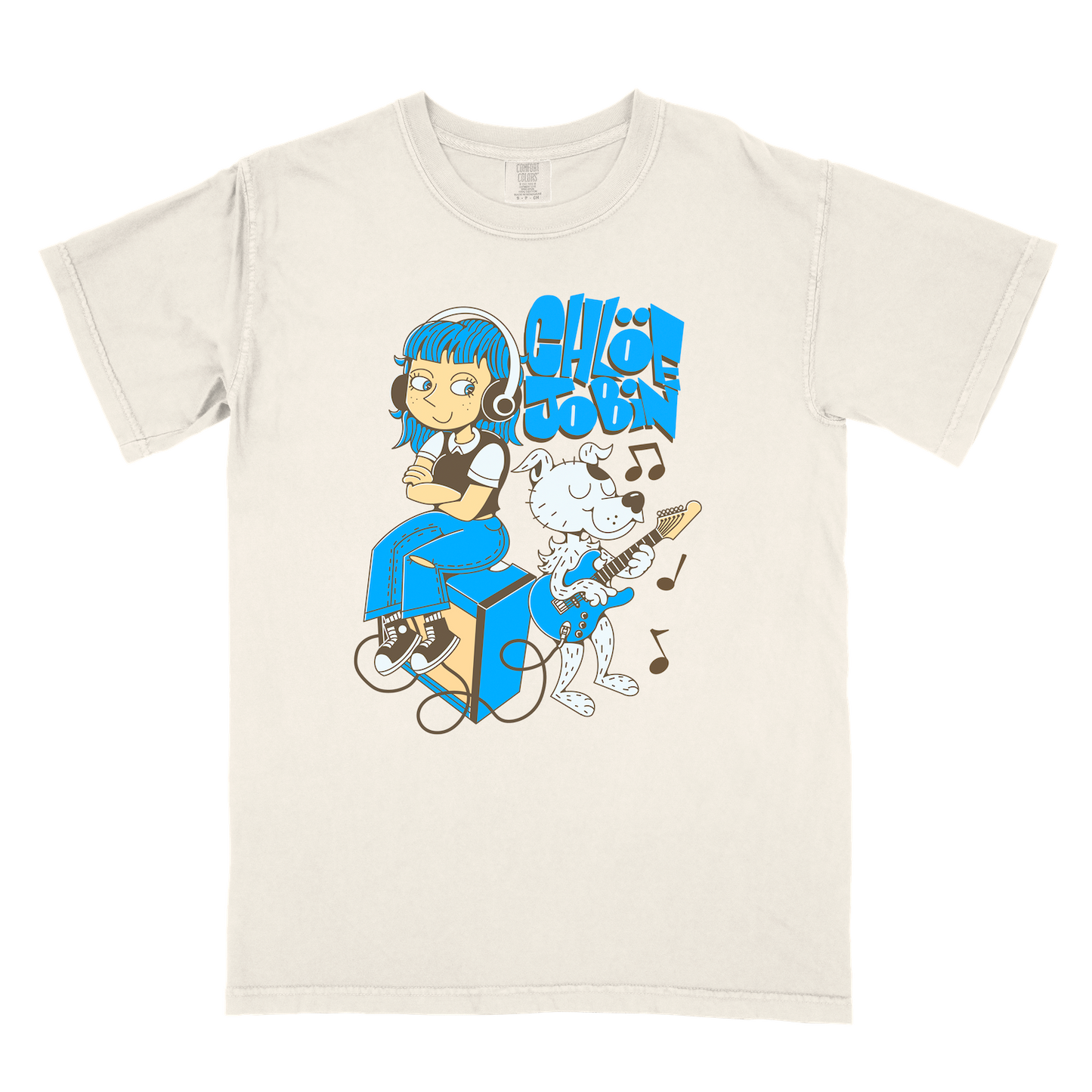 Guitar Pup T-Shirt - Ivory