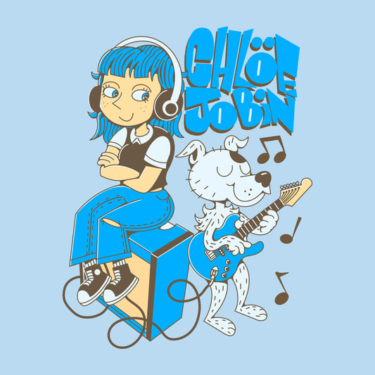 Guitar Pup T-Shirt - Hydrangea