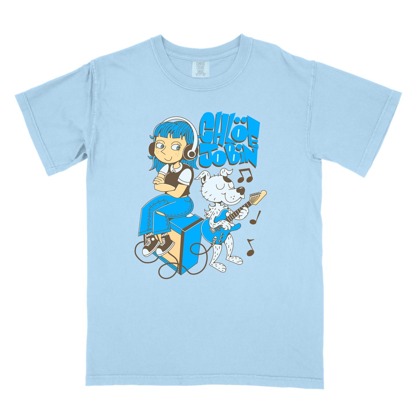Guitar Pup T-Shirt - Hydrangea