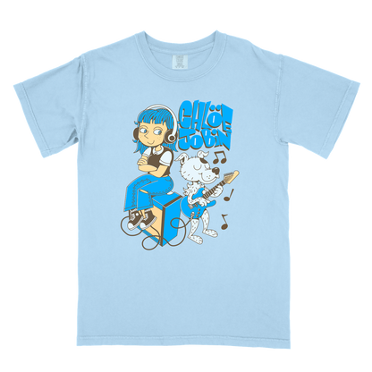 Guitar Pup T-Shirt - Hydrangea