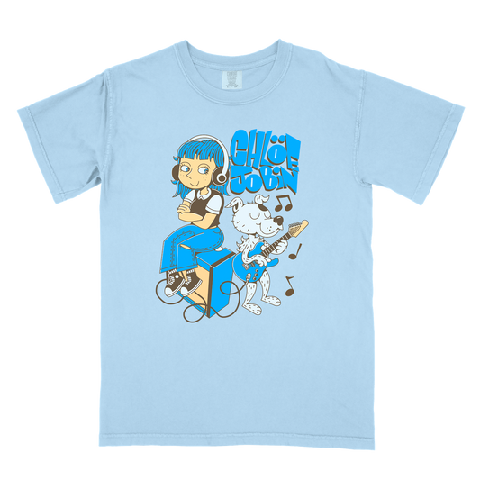 Guitar Pup T-Shirt - Hydrangea