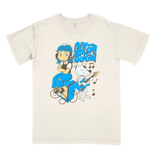 Guitar Pup T-Shirt - Ivory